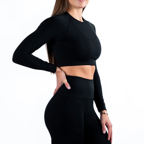 Smooth to the touch, side jacquard, seamless,  fitness long-pants