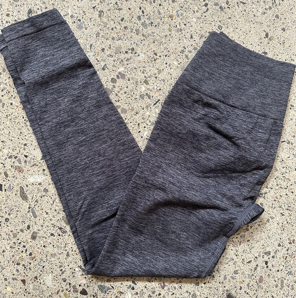 Smooth to the touch, side jacquard, seamless,  fitness long-pants